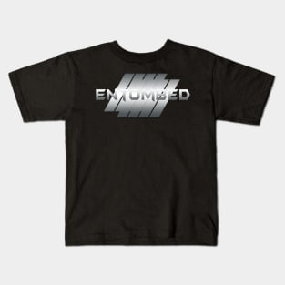 Metallic Illustration entombed Kids T-Shirt